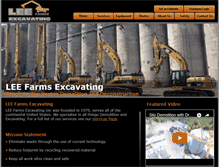 Tablet Screenshot of leedemolitioninc.com